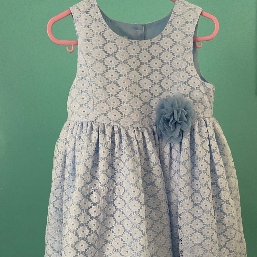 Light blue dress size 4 little girls dress